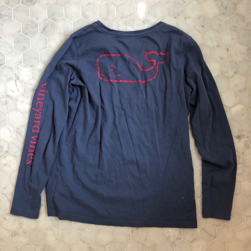 blue girls vineyard vines long sleeve